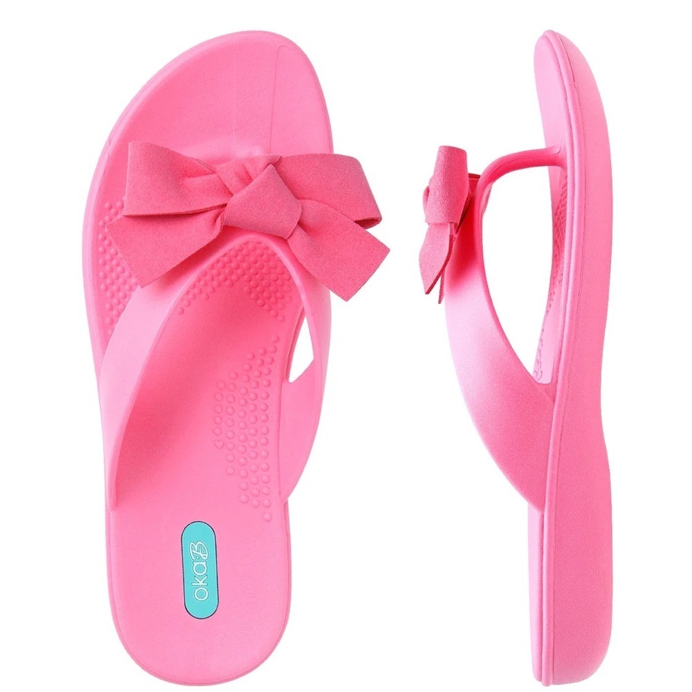 Oka B kira flip flaps Sandals with Cushioned Sole size 10 - Picture 1 of 8